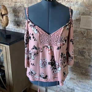 Cold shoulder top